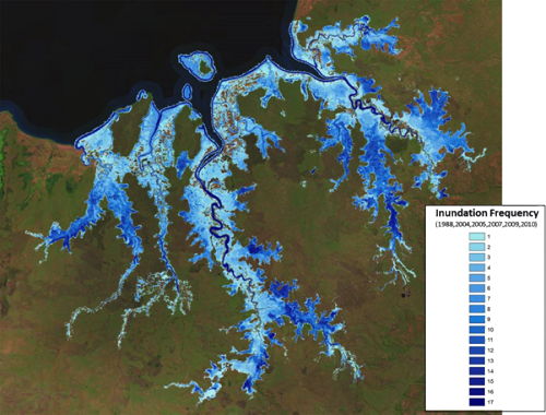 Northern Australia Floodplains map