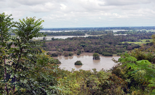 The lakes surrounding Puerto Lopez, Colombia.