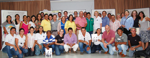 The group who participated in the Guaviare Report Card Workshop.