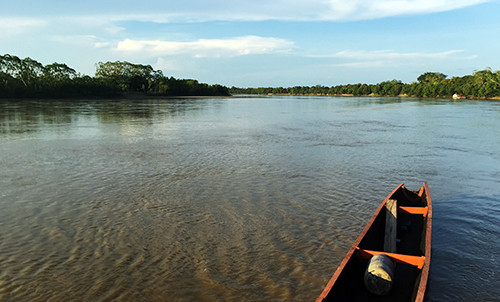 The Guaviare River, looking east.