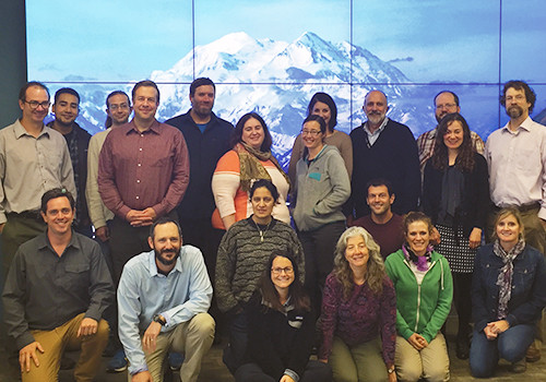 Participants at the Alaska CSC Ecological Drought workshop.