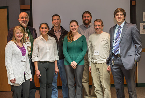Students and professors meet for the first time in-person at the final presentation of the Upper Potomac Headwaters Report Card.