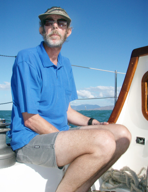David Haynes sailing to Magnetic Island near Townsville, Australia