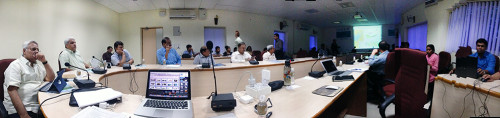 Workshop participants in India