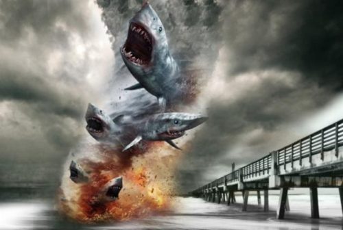 While the 2013 film Sharknado may not be going for any scientific accuracy, it is an example of an outrageous science portrayal in popular media. Image Source: Mental Floss