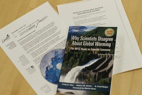 The Heartland Institute book and DVD have been delivered to 25,000 science teachers and will be continuously sent out until every science teacher in the nation has a copy. (Image source: Brenna Verre, FRONTLINE)