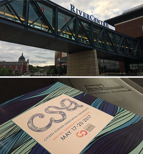 The second biennial Citizen Science Association Conference was held at the Saint Paul RiverCentre in Minnesota.