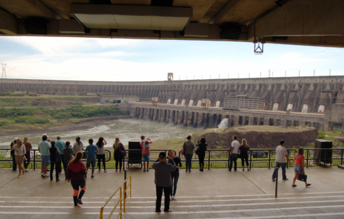 Itaipu Dam from the Brazilian side. Image credit: Alex Fries