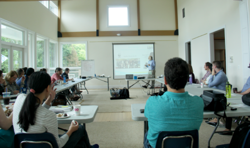 Our University of Maryland Center for Environmental Science and Chesapeake Bay Program Staff met at the Chesapeake Bay Environmental Center to introduce themselves, and discuss the IAN report card and brand. Image credit: James Currie