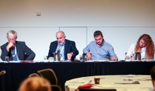 Bill speaks at the Queensland Reconstruction Authority Panel.