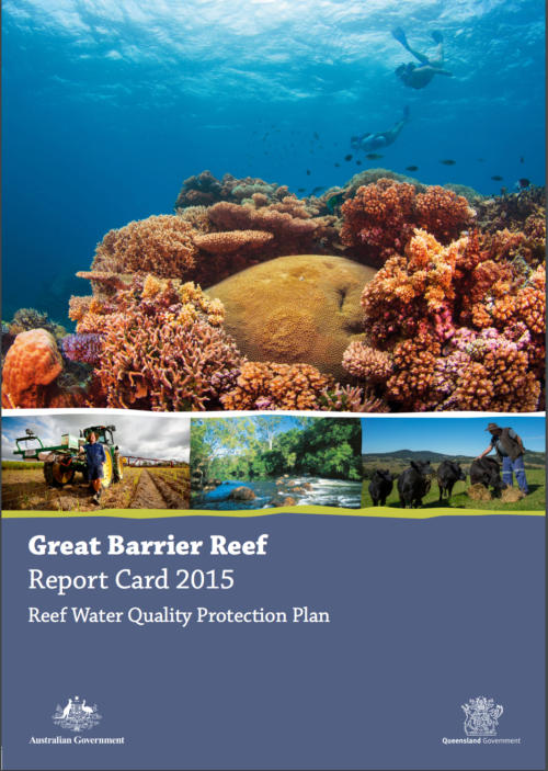 Great Barrier Reef Report Card cover.