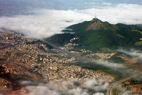 Sao Paulo's highest peak JaraguÃ¡ Peak. Image credit here