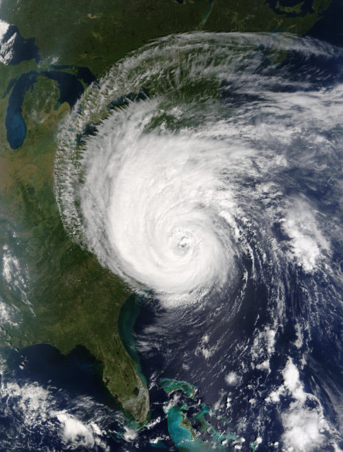 Hurricane Isabel over the East Coast4.