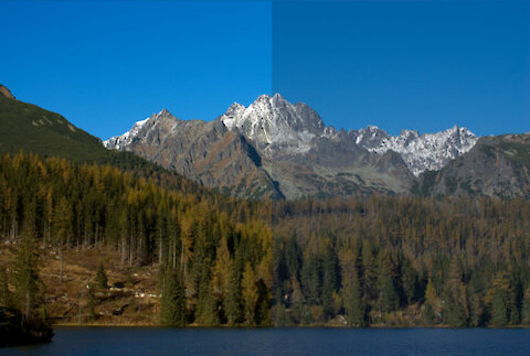 Color correction can make a substantial difference to the feel of the image. Image credit: Color Correction, created by Jaroslav PetrÃ¡Å¡, licensed under CC BY-NC 2.0