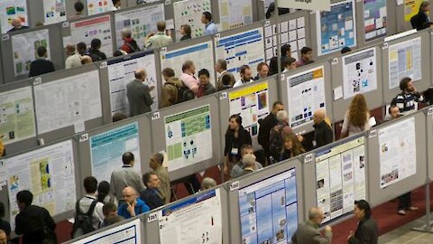 Posters are one type of science communication product that can reach your intended audience, specifically at a technical conference. Image credit: NASA Ames