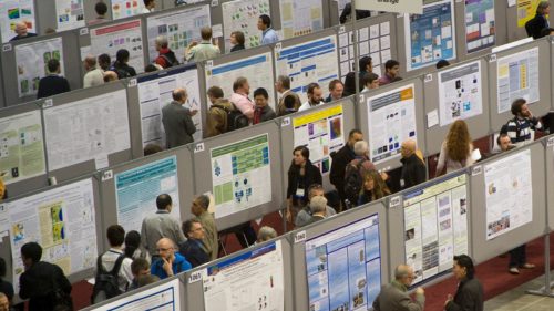 Posters are one type of science communication product that can reach your intended audience, specifically at a technical conference. Image credit: NASA Ames