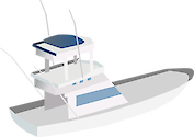Illustration of a fishing boat.