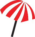 An illustration of a beach umbrella.