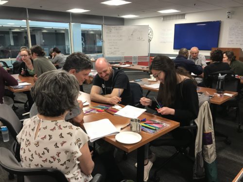 Participants playing conceptionary. Image credit: Brianne Walsh