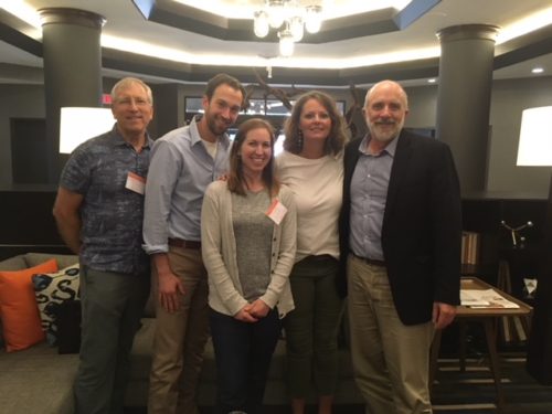 JJ Orth, Jon Lefcheck, Cassie Gurbisz, Brooke Landry and Bill Dennison from the SAV SYN team at the Chesapeake Research and Modeling Symposium.