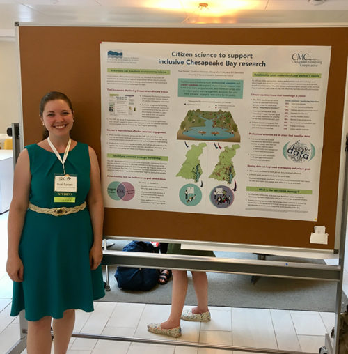 I presented some of my research that compares and reconciles the goals of citizen scientists and professional scientists in the Chesapeake Bay watershed.
