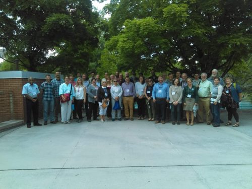 Attendees at the Tennessee River Basin Network Planning Meeting, 13-14 August, Knoxville TN. Credit Gillian Bee.