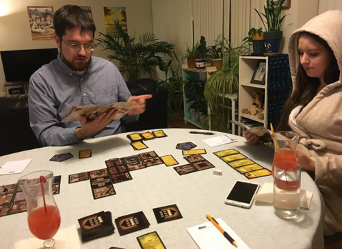 An evening well spent playing Betrayal at the House on the Hill.