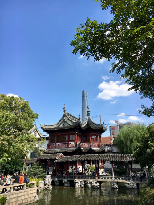 Figure 5. Yu Gardens provides a glimpse of the ancient in the midst of the modern. Photo credit: Heath Kelsey.