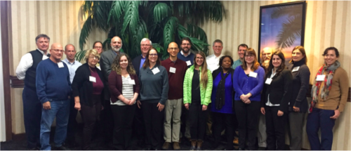Group photo from Lake Erie report card workshop.