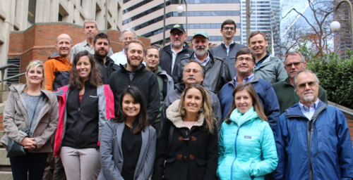 Participants at the Ecosystem Transformation workshop held in Seattle, Washington in November, 2018. Photo credit: Yesenia Valverde.