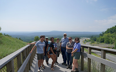 Group photo of the COAST Card team at Sideling Hill.