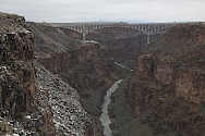 Rio Grande Gorge Bridge in Taos, New Mexico