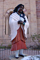 Statue of Saint Kateri Tekakwitha at The Cathedral Basilica of St Francis of Assisi in Santa Fe, NM