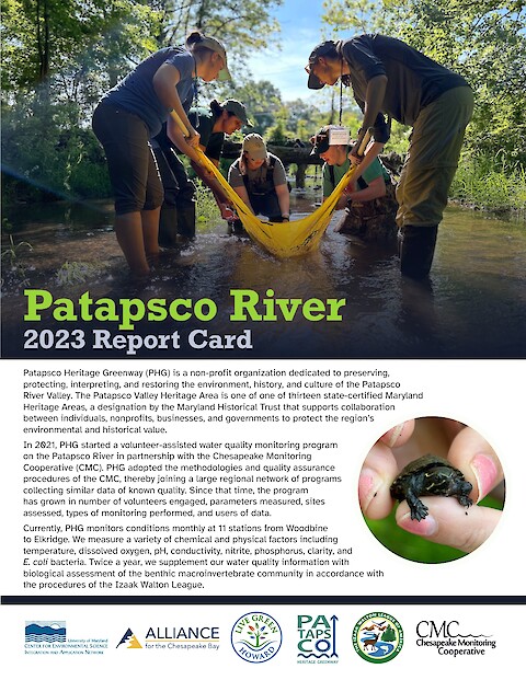 Patapsco River 2023 Report Card (Page 1)