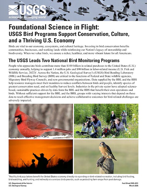 Foundational Science in Flight: USGS Bird Programs Support Conservation, Culture, and a Thriving U.S. Economy (Page 1)