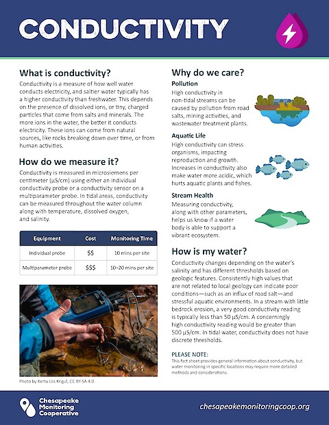 CMC Fact Sheet: Conductivity (Page 1)