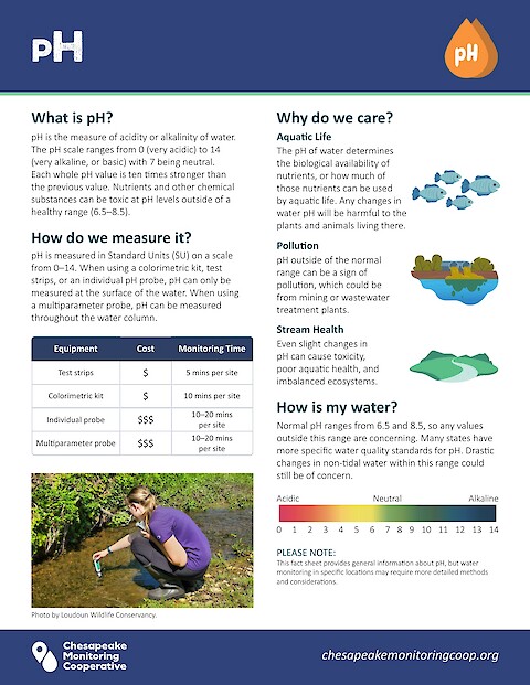 CMC Fact Sheet: pH (Page 1)