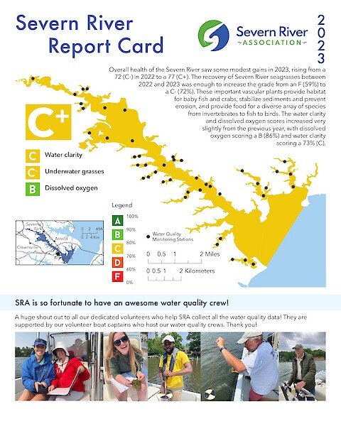 2024 Severn River Report Card (Page 1)