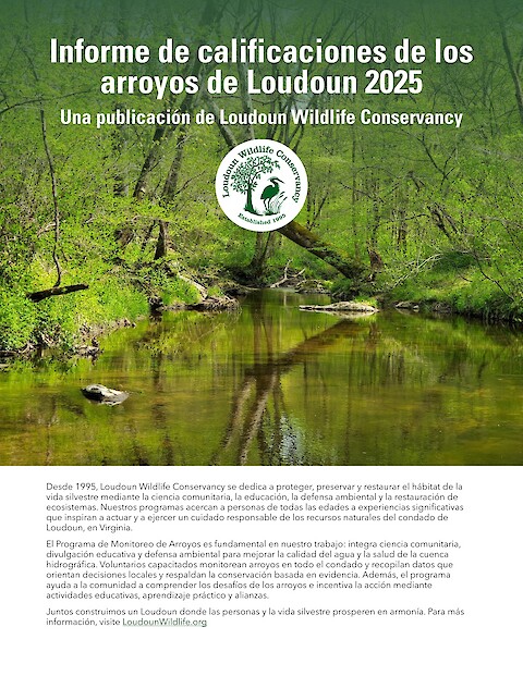 2025 Loudoun Streams Report Card (Spanish) (Page 1)