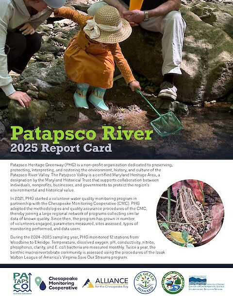 Patapsco River 2025 Report Card (Page 1)